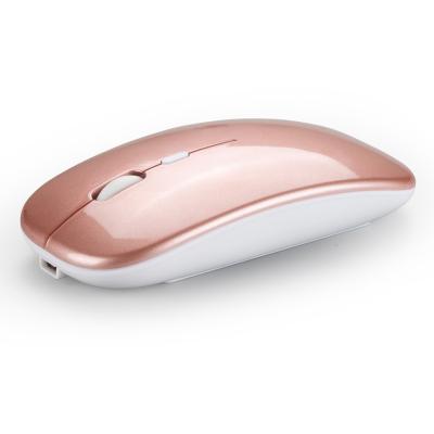 China Mini Hot Selling Rechargeable Wireless Mouse 6 Color Optional 2.4g 2.4g Wireless Mouse Receiver for sale