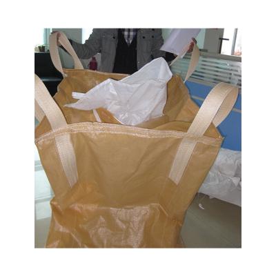 China Type A / Type B / Type C Wholesale 1000kg Waterproof Virgin PP FIBC Bulk Baffled Jumbo Big Bag with spouts for sale