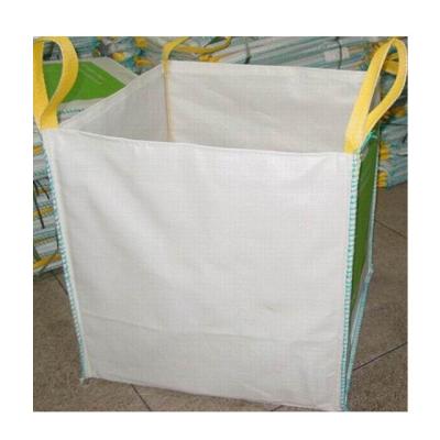 China Type A / Type B / Type C Square tubular cross corner 4 loops uncoated bulk bags PP jumbo big bags for sale