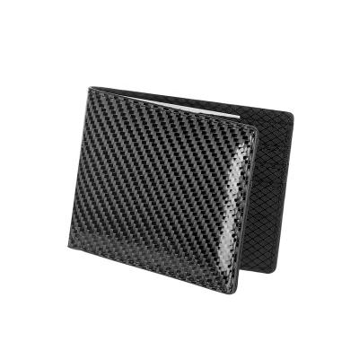 China RFID Designer Wallet Leather Wallet For Men 2021 Slim Carbon Fiber Wallet for sale