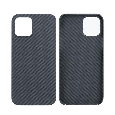 China Hot Selling Anti-fall Aramid Fiber Case Phone Carbon Fiber Mobile Phone Case For iPhone 12 mini for sale