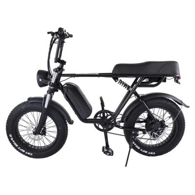 China Electric Bike 1000w new design full suspension steel or aluminum tire electric bike fat for sale