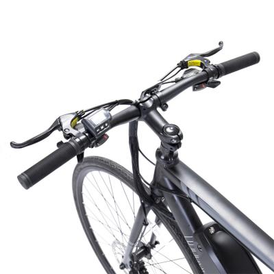 China Aluminum Alloy 700c 27 Speed ​​Aluminum Alloy Frame Disc Brake Electric Hybrid Road Bike Bicycle for sale