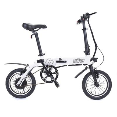 China Aluminum Alloy Mini Ebike New Design Colorful Easy Carry 14 Inch Smart Folding Bike From China for sale