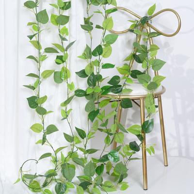 China Wedding /Home Decoration Wholesale Simulation Radish Wall Hanging Rattan Garden Decoration Green Plant Green Plant Vine for sale