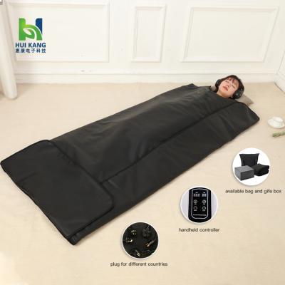 China Skin Tighten Best Selling Far Infrared Emf Low Body Wrap Sauna Blanket Sauna Blanket For Weight Loss And Detox for sale