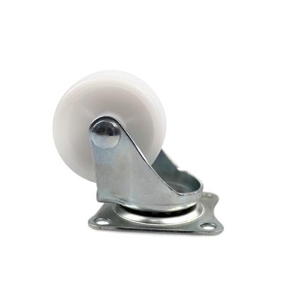 China PIVOT 1.5 Inch Flat Plate Swivel PP Light Duty Casters for sale