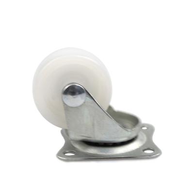 China PIVOT 1.25 Inch Flat Plate Swivel PP Light Duty Casters for sale