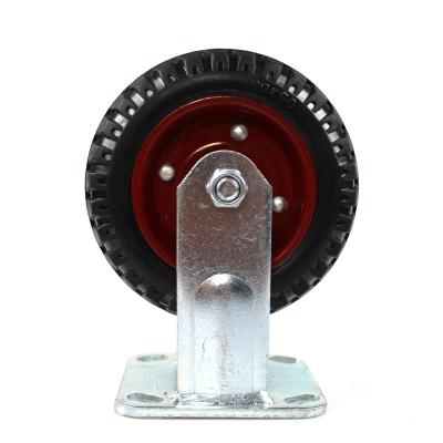 China 6 Inch Flat Plate Iron Core Heavy Duty Rigid Beacon Casters for sale