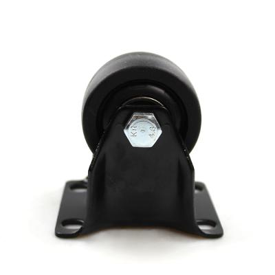 China 2.5 Inch Rigid Heavy Duty Plate Rigid Low Weight Center Casters for sale