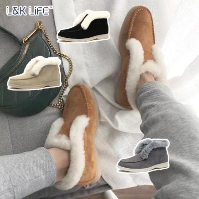 China 2020 Waterproof Ladies Boots Popular Ladies Sheepskin Winter Casual Snow Boots Wholesale for sale