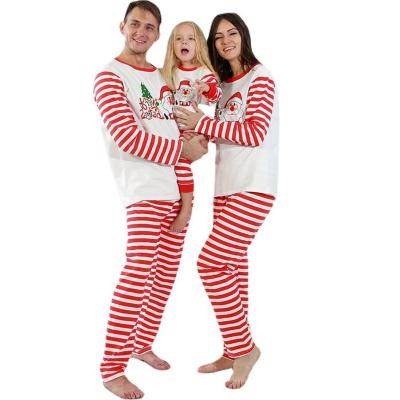 China Wholesale Breathable Family Matching Custom Print Baby Adult Children Long Sleeve Sleepwear Christmas Tree Pajamas Sets for sale