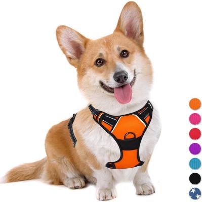 China Wholesale Custom OEM No Pull Safety Front Range Adventure Dog Vest Reversible Adjustable Harnesses for sale