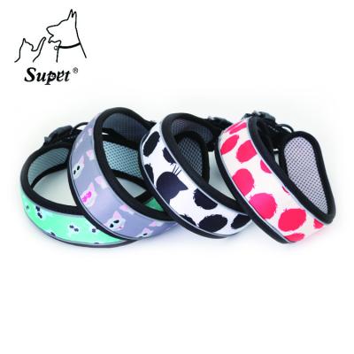 China Premium Quality Soft Heavy Duty Reflective Adjustable Nylon Webbing Padded Buckle Forming Custom Luxury Cat Dog Collar for sale