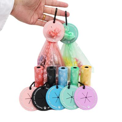 China Portable Hands Free Eco Friendly Dog Poop Bag Stocked Waste Holder,Poop Bag Dog Holder For Dispenser Accessory Clip Carrier for sale