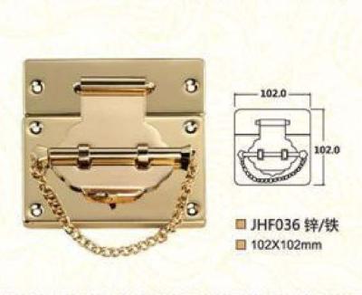 China Original Furniture Case Lock Golf Bag Gold Metal Hard Padlock For Handbag Trunk Lockable Box Bronze Lock for sale