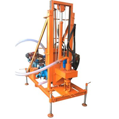 China Small High Efficiency Water Well Drilling Rig Diesel Hydraulic Drilling Rig for sale