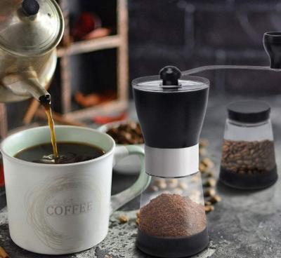 China Espresso Ceramic Manual Commercial Coffee Bean Burr Coffee Grinder for sale