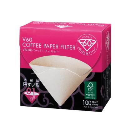 China Sustainable Amazon Dispenser Roses Caliber 3 Cup Bonded Chemex Coffee Filters for sale