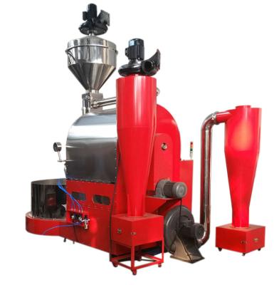 China Outdoor PID Control 120kg 200kg Industrial Coffee Bean Baking Roasters Machine Automatic Sunflower Seed Coffee Roasting Machine for sale