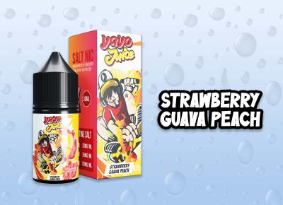 China YAYO Juice STRAWBERRY GUAVA PEACH  Flavor 20mg 30mg 50mg nicotine Salt E-Liquid Vape Juice by VAPOREVER for sale