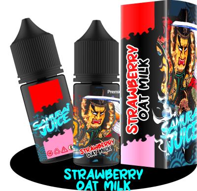 China Ramurai Juice STRAWBERRY	OATMILK Flavor 20mg 30mg 50mg nicotine Salt E-Liquid Vape Juice by VAPOREVER for sale