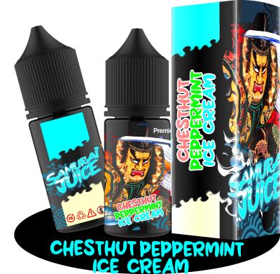 China Ramurai Juice CHESTHUT PEPPERMINT ICE CREAM Flavor 20mg 30mg 50mg nicotine Salt E-Liquid Vape Juice by VAPOREVER for sale