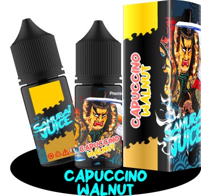 China Ramurai Juice CAPUCCINO  WALNUT Flavor 20mg 30mg 50mg nicotine Salt E-Liquid Vape Juice by VAPOREVER for sale