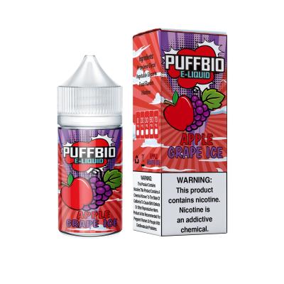 Китай Puffbio APPLE GRAPE ICE E Flavor 20mg 30mg 50mg nicotine Salt E-Liquid Vape Juice by VAPOREVER продается