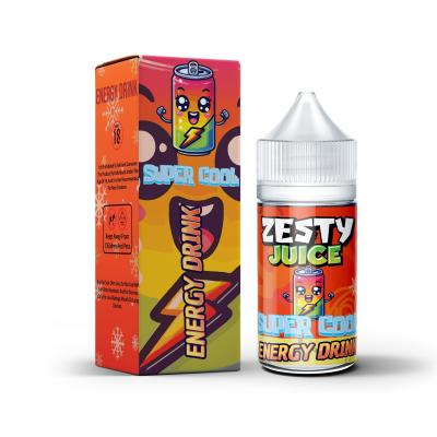 China Zesty Juice Super Cool Energy Drink  Flavor 20mg 30mg 50mg nicotine Salt E-Liquid Vape Juice by VAPOREVER for sale