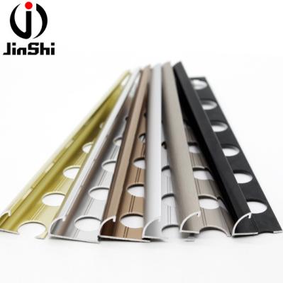 China Luxurant Modern Bright Color Hairline Exterior Aluminum Tile Edge Trim Ceramic for sale