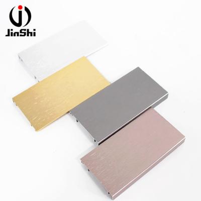 China EUROPEAN Manufacturers Aluminum Decoration Material Cheap Metal Wall Floor Edge Skirting Board Tile Trim Profile Protector Skirting Board for sale