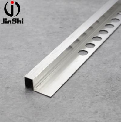 China Q Shape Modern Aluminum Extrusion Ceramic Tile Trim Border for sale