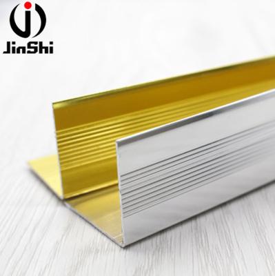 China 2mm Thickness 6063 Modern Aluminum Profile T5 Tile Trim for sale