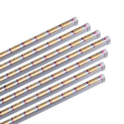 China Seed Starting 2020 Hot Sale T8 Integrated Grow Light Double Tube 2ft 3ft 4ft 60-120cm 14-36W Led Linkable Tube Led Grow Light For Greenhouse for sale