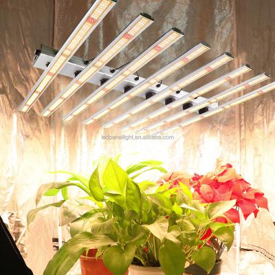 China Newest lm301b 0-100% multi dimming lm301h 640w full dimming full spectrum control led grow light bars for medical herbs seed veg flowering for sale