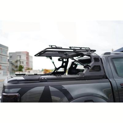 China OPTION 100%Fitment Styles With Basket Black Trucks Sports Bar Roll Bar Roll Cage For ISUZU D-MAX 2013+ for sale