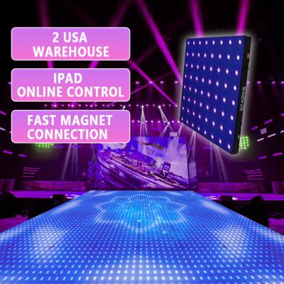 China warehouse china wireless video led dance floor lights rentals for sale