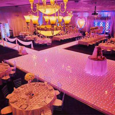 China Warehouse Wedding Effect Led DJ Light Or Disco Led Dance Floor With Multi Changeable Color for sale