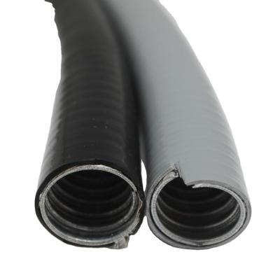 China For use in outdoor locations IEC gray / tubo black flexible cable free standard PVC coated flexible conduit for sale