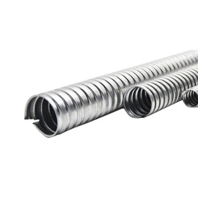 China Widely used for general electrical wiring good quality IEC61386 metallic con coated flexible metal corrugated pipe PVC conduit tube for sale