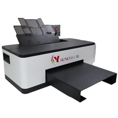 China Any Fabric Free SunColor Ink A3 A4 Size Epsons Sublimation DTF Printer L1800 For PET Film Printing for sale