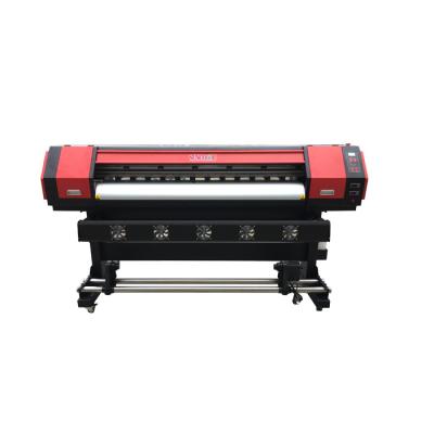 China SunColor 1.6m 1.8m 3.2m large format inkjet printer DX5 XP600 print head vinyl wallpaper sticker eco solvent printer for sale