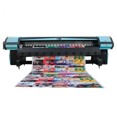 China SunColor retail 240sqm/h 10ft 3.2m ink solvent free printer with 4 or 8 pcs konica 512i head for sale