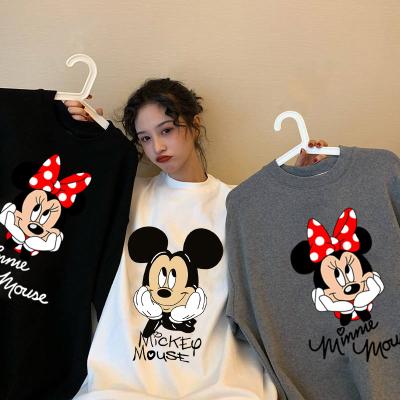 China Ulzzang Hip Hop Streetwear Harajuku Shorts Sleeve Casual Oversized T-shirts Women Mickey Tshirt Tops Summer Cartoon Anti-Wrinkle for sale