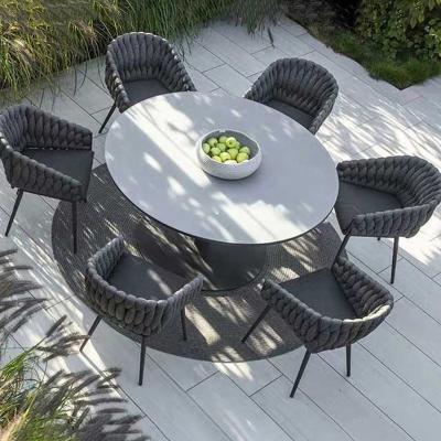 China Modern Time Furniture Outdoor Design Dining Table Set Dining Furniture Marble Table 6 Seater With Chairs New Model Luxury for sale