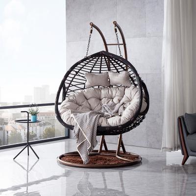 China Swing Hanging Wicker Egg Rattan Chair For Patio Or Clean Indoor for sale