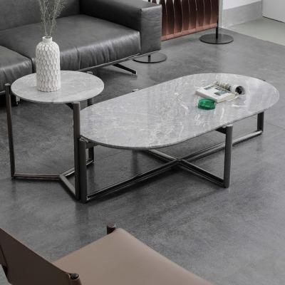 China Modern Unique Round White Marble Top Italian Design Coffee Wire Center Tables Stainless Steel (Other) Adjustable For Living Room for sale