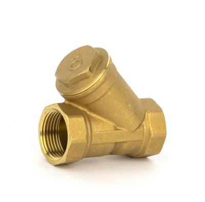 China General Pn16 Y Brass Strainer In The Line Way Valve Drain Bronze Strainer Type for sale