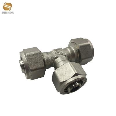 China Brass Ferrule Brass Fitting Brass Internal Thread Shut-Off Valve Copper Fitting Equal for sale